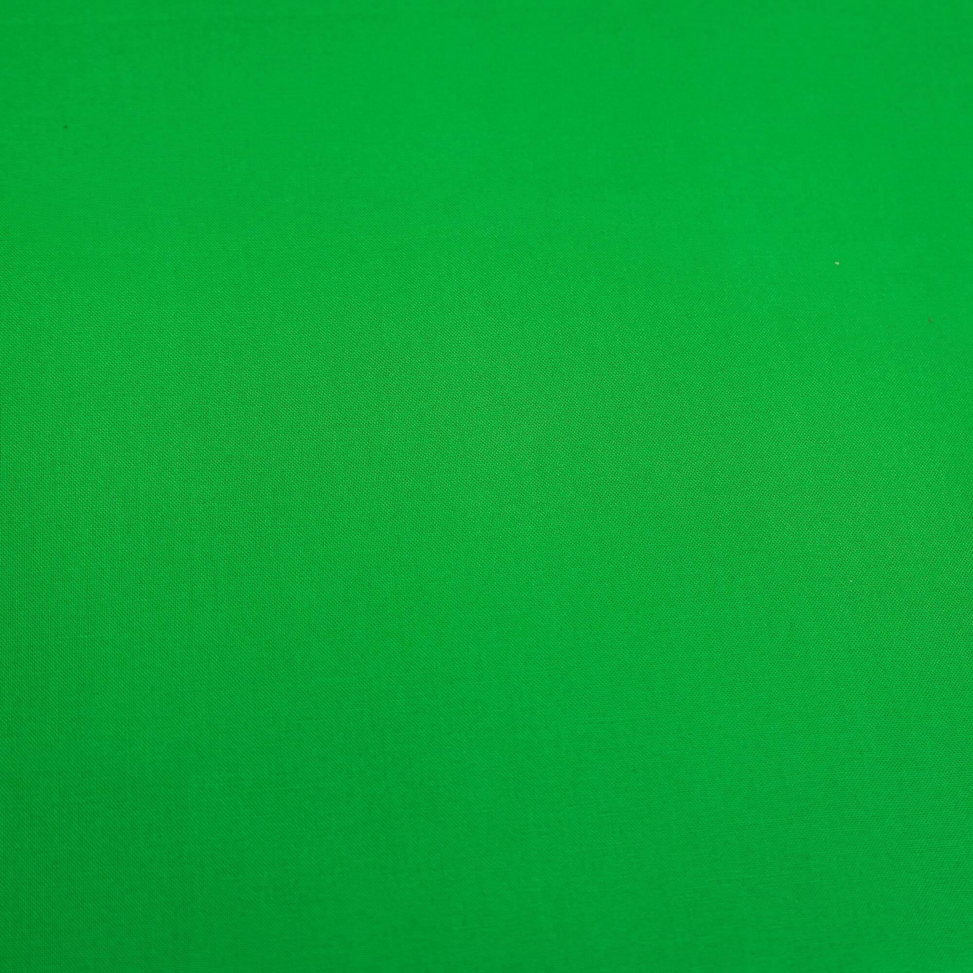 SINGER Christmas Solid Green Cotton Fabric